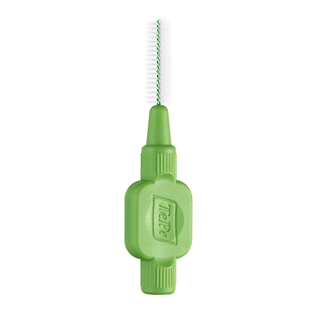 Tepe Blister Interface Brush 0.8 mm Green Pack of 6