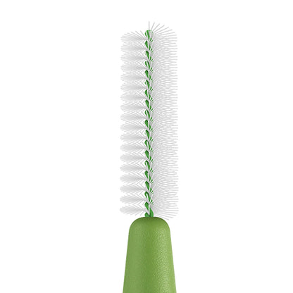 Tepe Blister Interface Brush 0.8 mm Green Pack of 6