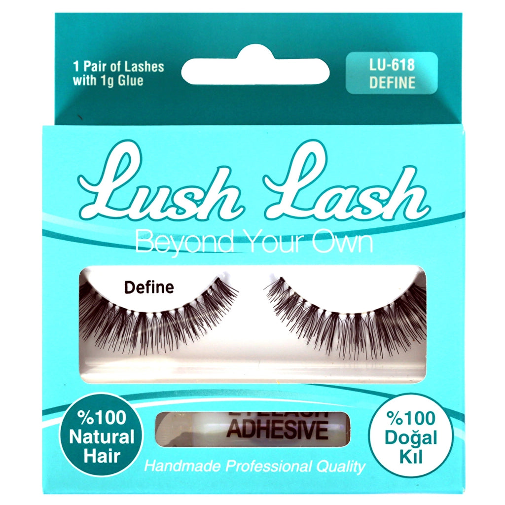 Lush Lash Natural Bristle Define False Eyelashes LU-618