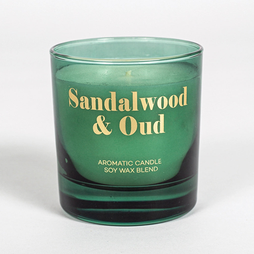 Rakle Green Sandalwood &amp; Oud Scented Candle 120 gr
