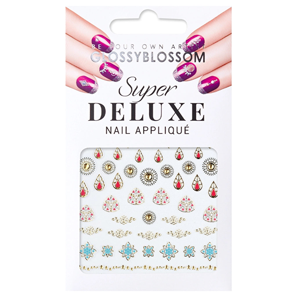 Glossy Blossom Jewel Box Ancient Secret Nail Sticker 45234