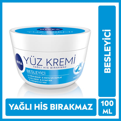Nivea Nourishing and Moisturizing Face Care Cream 100 ml