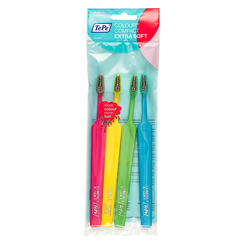Tepe Select Compact X-Soft Toothbrush 4-pack