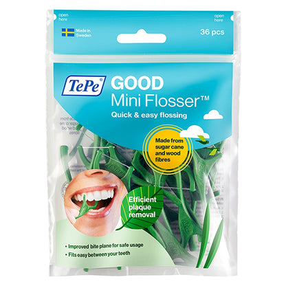 Tepe Mini Flosser Forked Dental Floss 36pcs