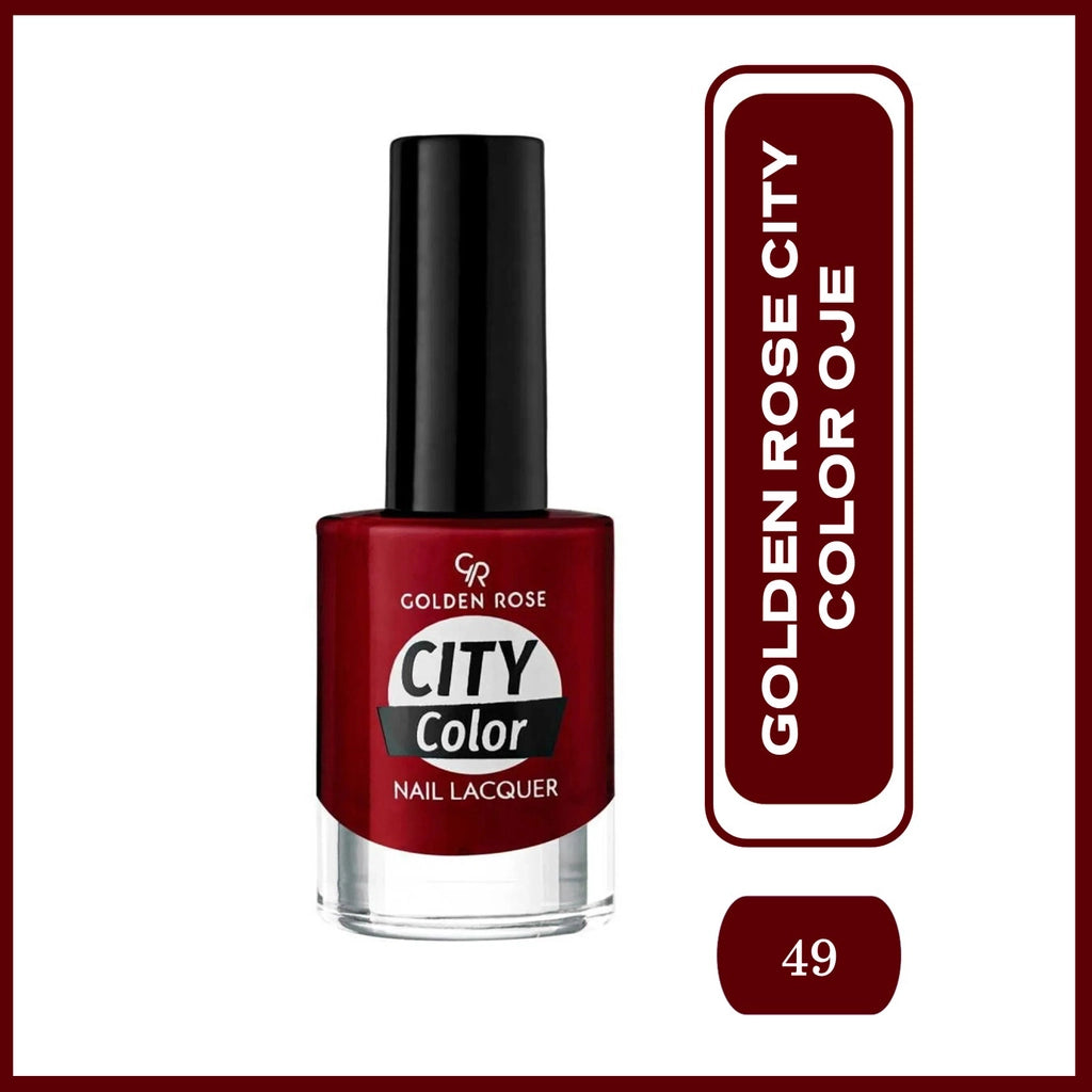 Golden Rose City Color Nail Lacquer Nail Polish 01