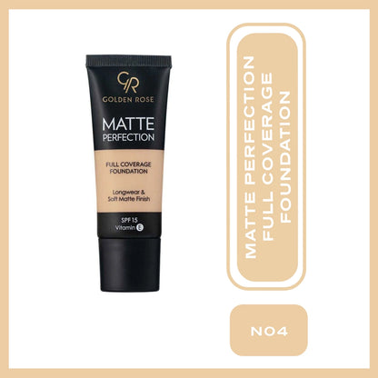 Golden Rose Matte Perfection Foundation No: Natural 4