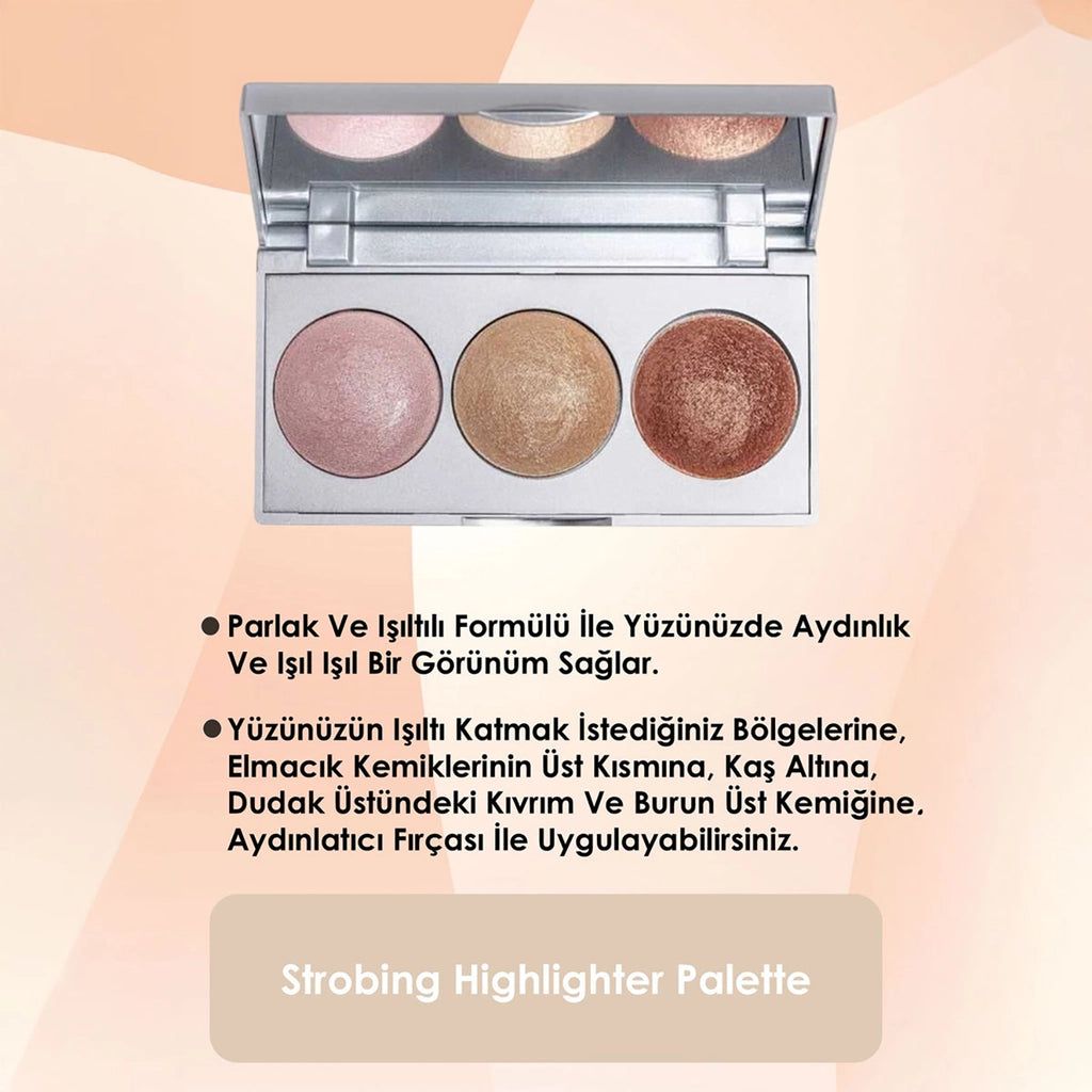 Golden Rose Strobing Highlighter Palette