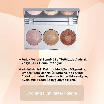 Golden Rose Strobing Highlighter Palette