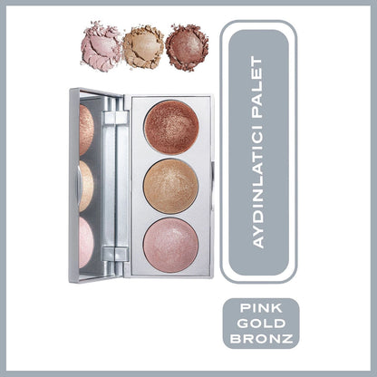 Golden Rose Strobing Highlighter Palette