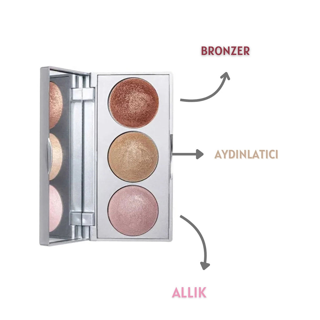 Golden Rose Strobing Highlighter Palette