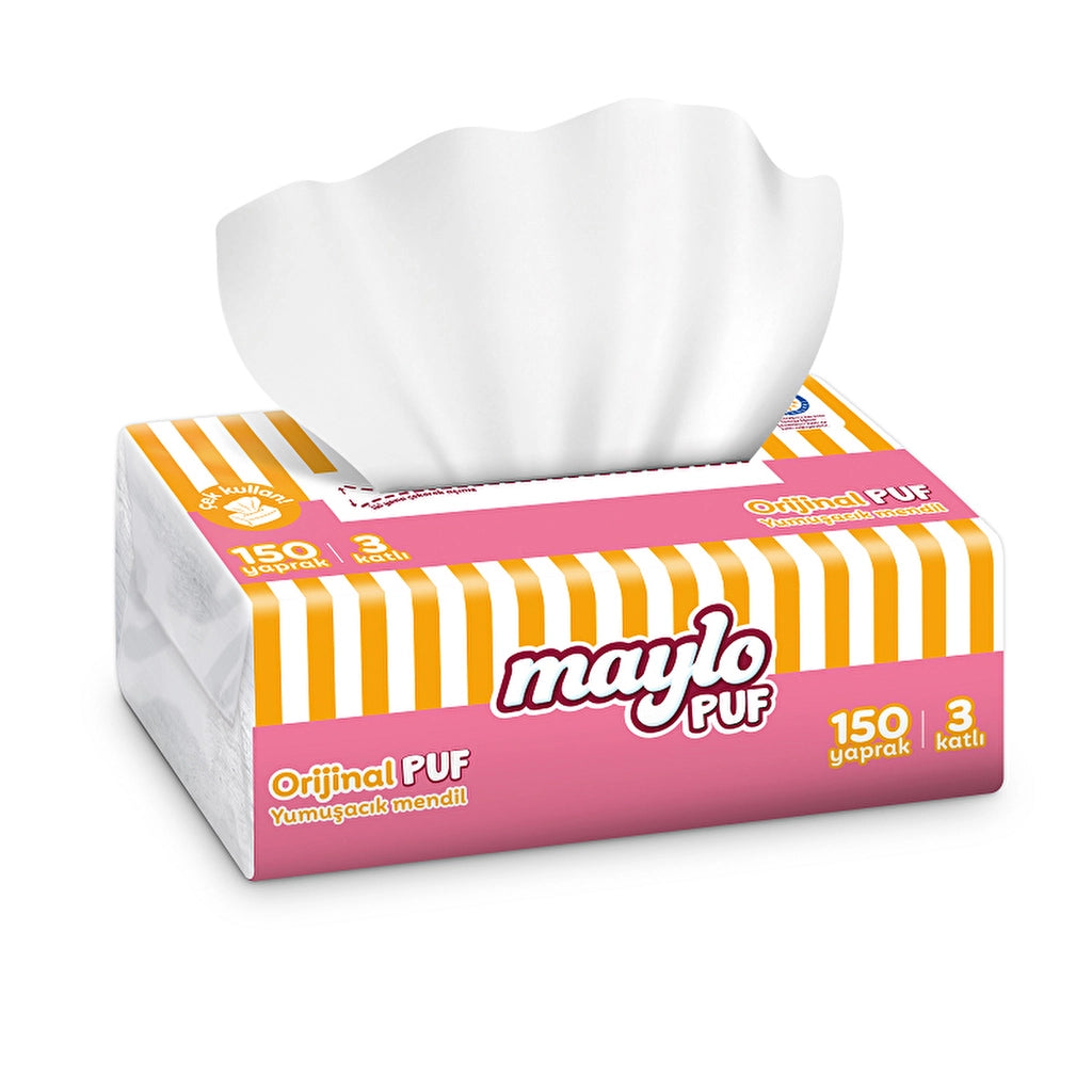 Maylo Puff Wipes 150 Pcs (Assorted)