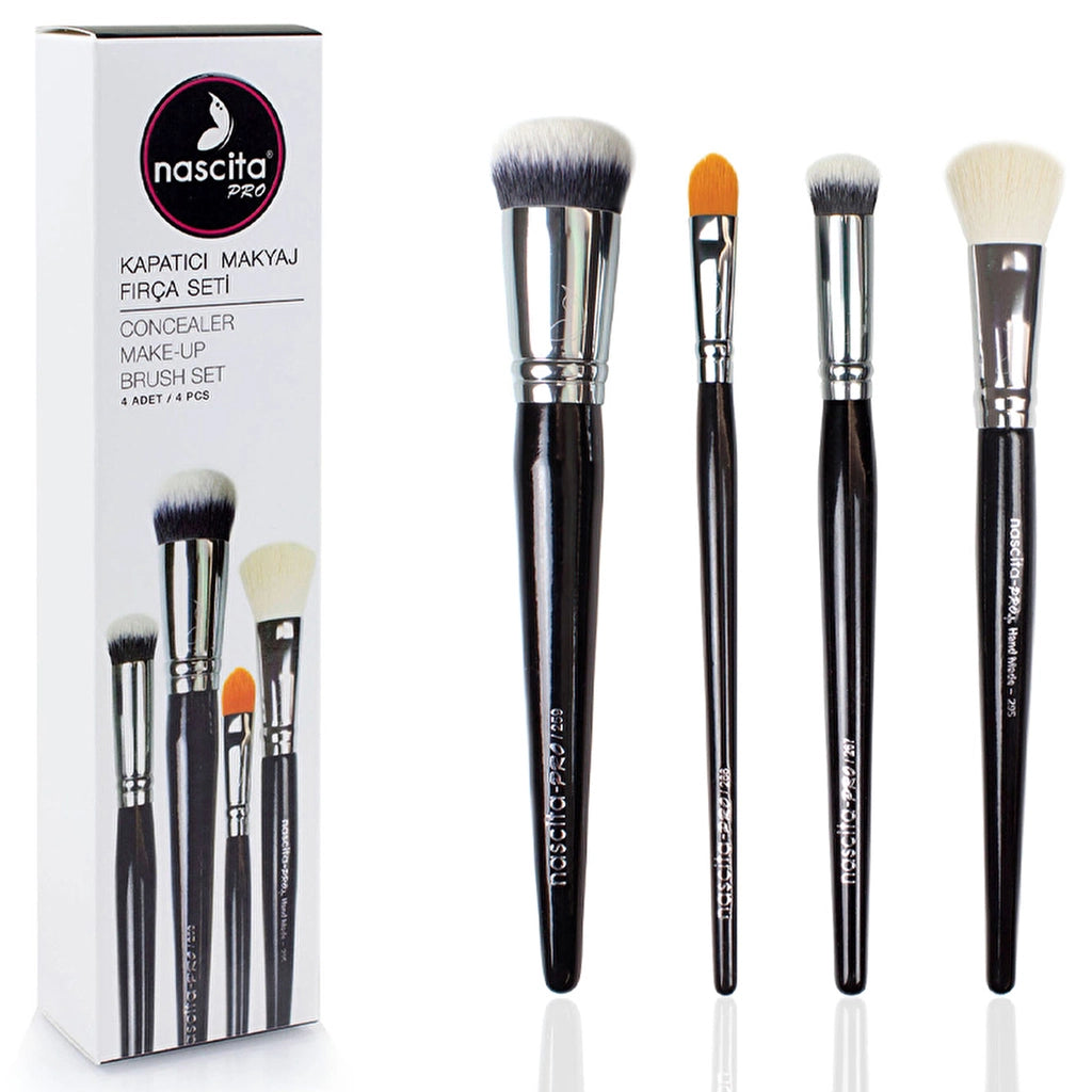 Nascita Pro Concealer Makeup Brush Set 4-Piece NASBRUSHSET51