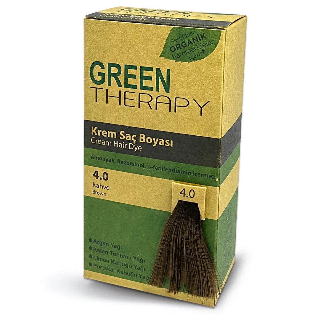 Green Therapy Cream Hair Dye 7.3 Caramel