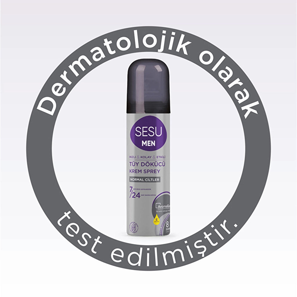 Sesu For Men Depilatory Cream Spray 150 ml