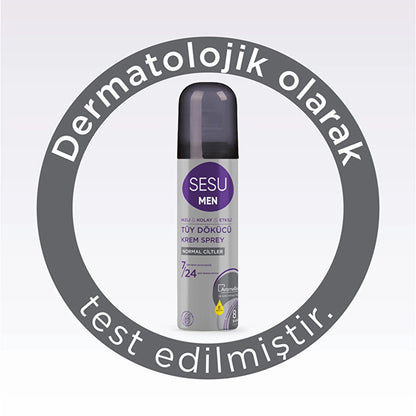 Sesu For Men Depilatory Cream Spray 150 ml