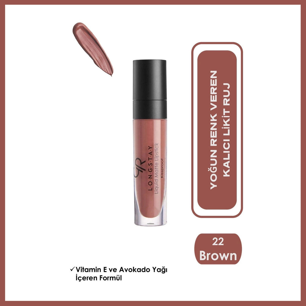 Golden Rose Longstay Liquid Matte Lipstick No:16