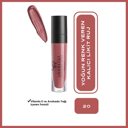 Golden Rose Longstay Liquid Matte Lipstick 22