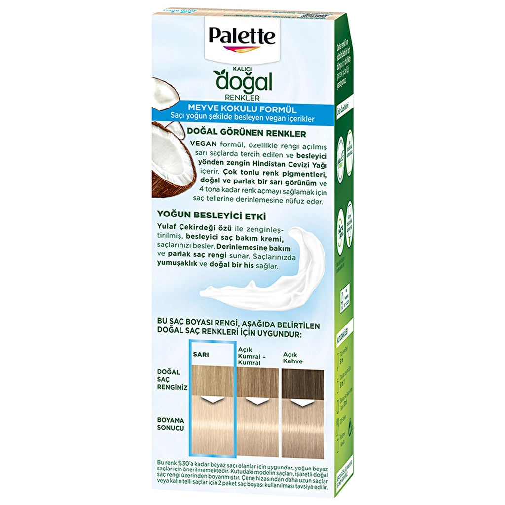 Palette Permanent Natural Colors Hair Dye 12-1 Ashy Glacier Blonde