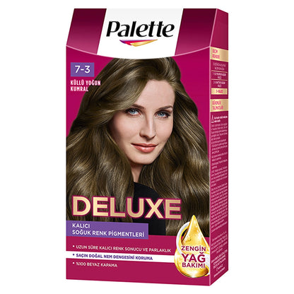 Palette Deluxe Intense Colors Hair Dye 7-3 Ashy Intense Auburn