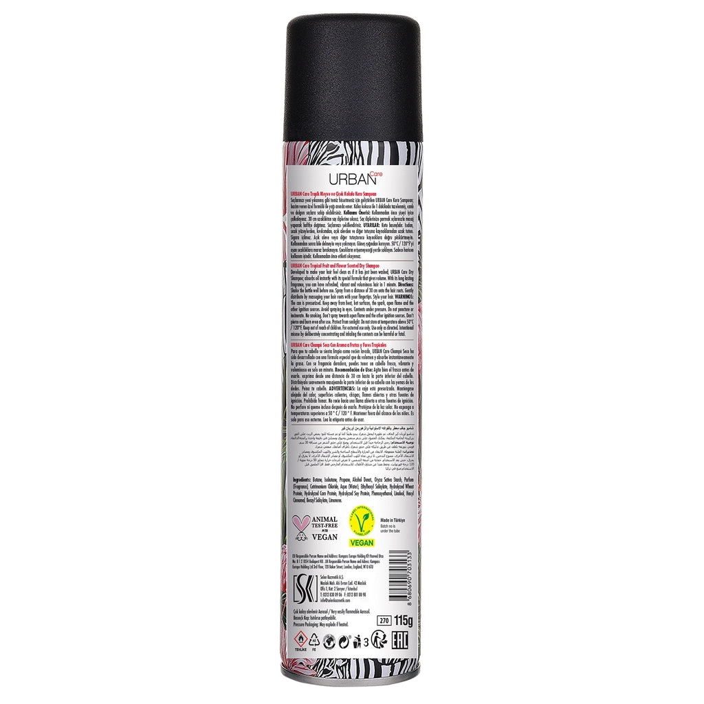 Urban Care Tropical Paradise Jungle Dry Shampoo 200 ml