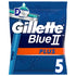 Gillette Blue2 Plus Disposable Razor 5-Piece