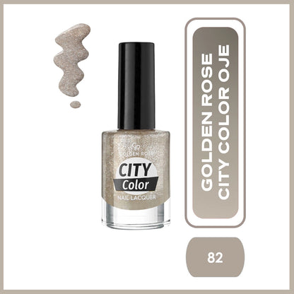 Golden Rose City Color Nail Lacquer Nail Polish 112