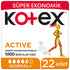Kotex Active Hygienic Pads Normal 22 Pack Super Economical