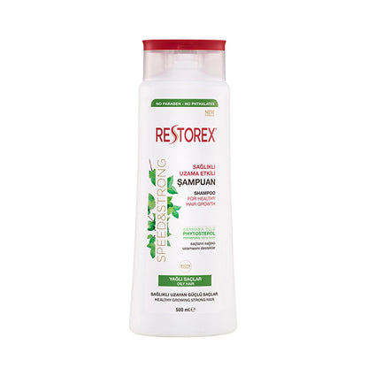 Restorex Hair Care Shampoo for Oily Hair with Healthy Growth Effect 500 ml