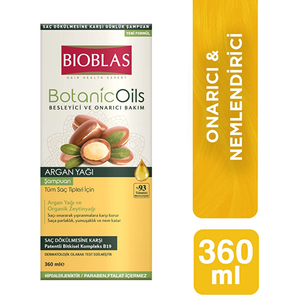 Bioblas Botanic Oils Argan Oil Shampoo 360 ml