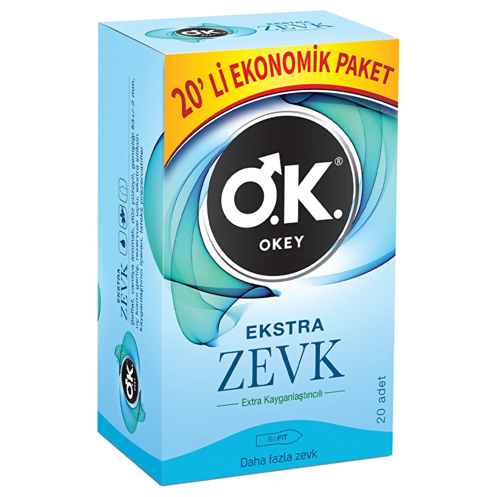 Okey Extra Pleasure Condom 20pcs