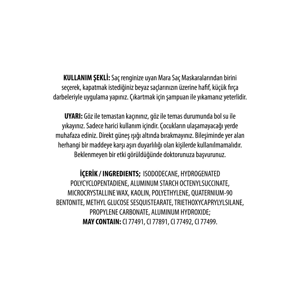 Mara Hair Mascara Dark Brown