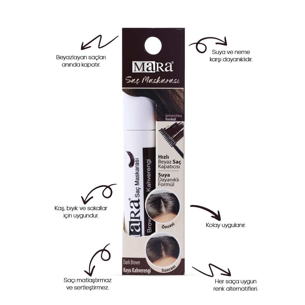 Mara Hair Mascara Dark Brown
