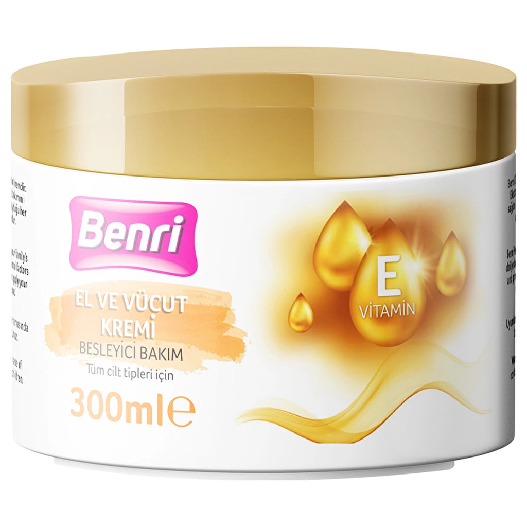 Benri Nourishing Care Hand and Body Cream 300 ml