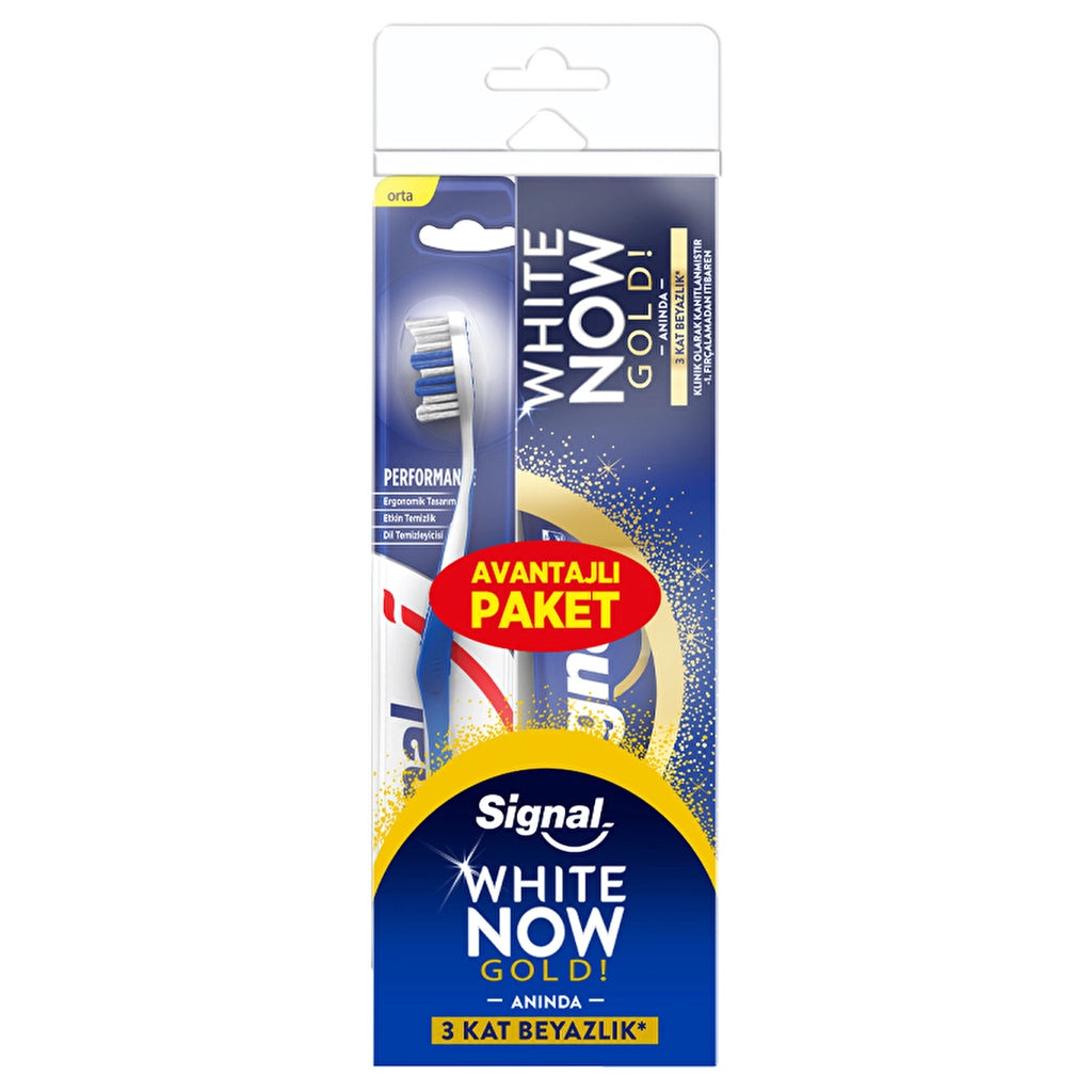 Signal Gold Toothpaste 75 ml + Brush Set