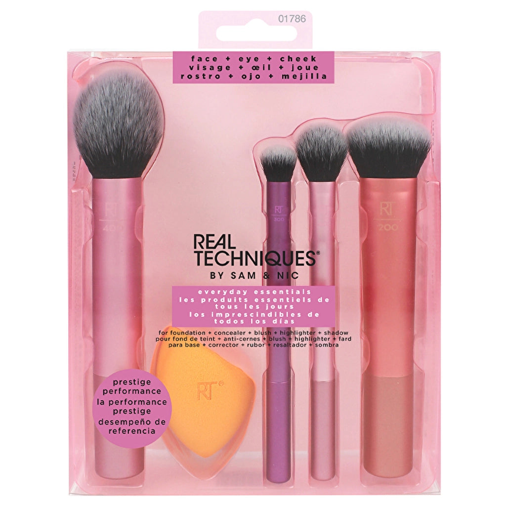 Real Techniques Everyday Essentials Makeup Brush Set