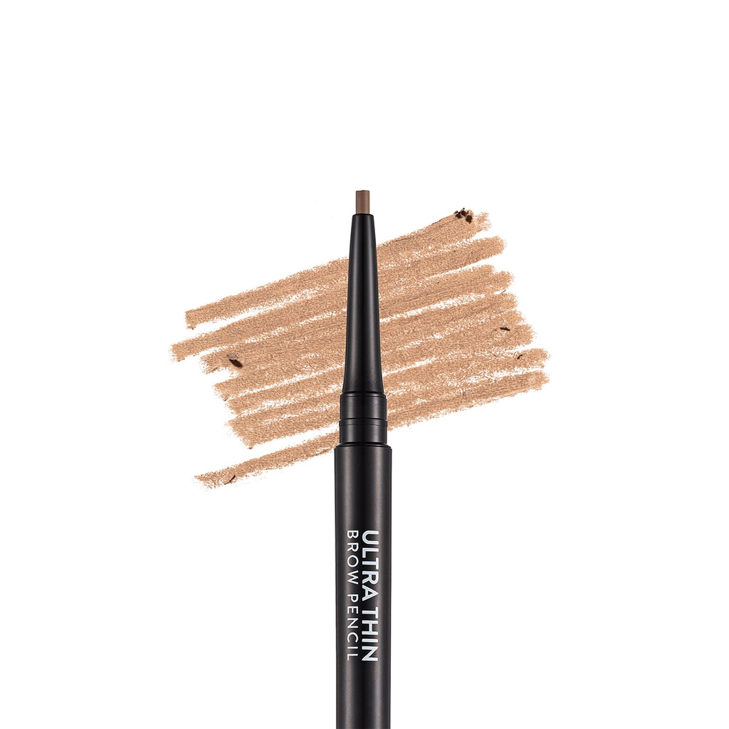 Flormar Ultra Thin Eyebrow Pencil with Fine Tip and Bristle Brush 001 Beige