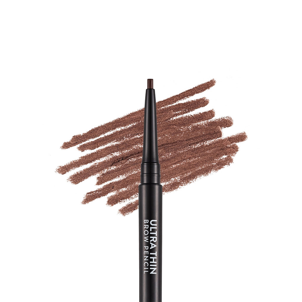 Flormar Ultra Thin Eyebrow Pencil with Fine Tip and Bristle Brush 003 Brown