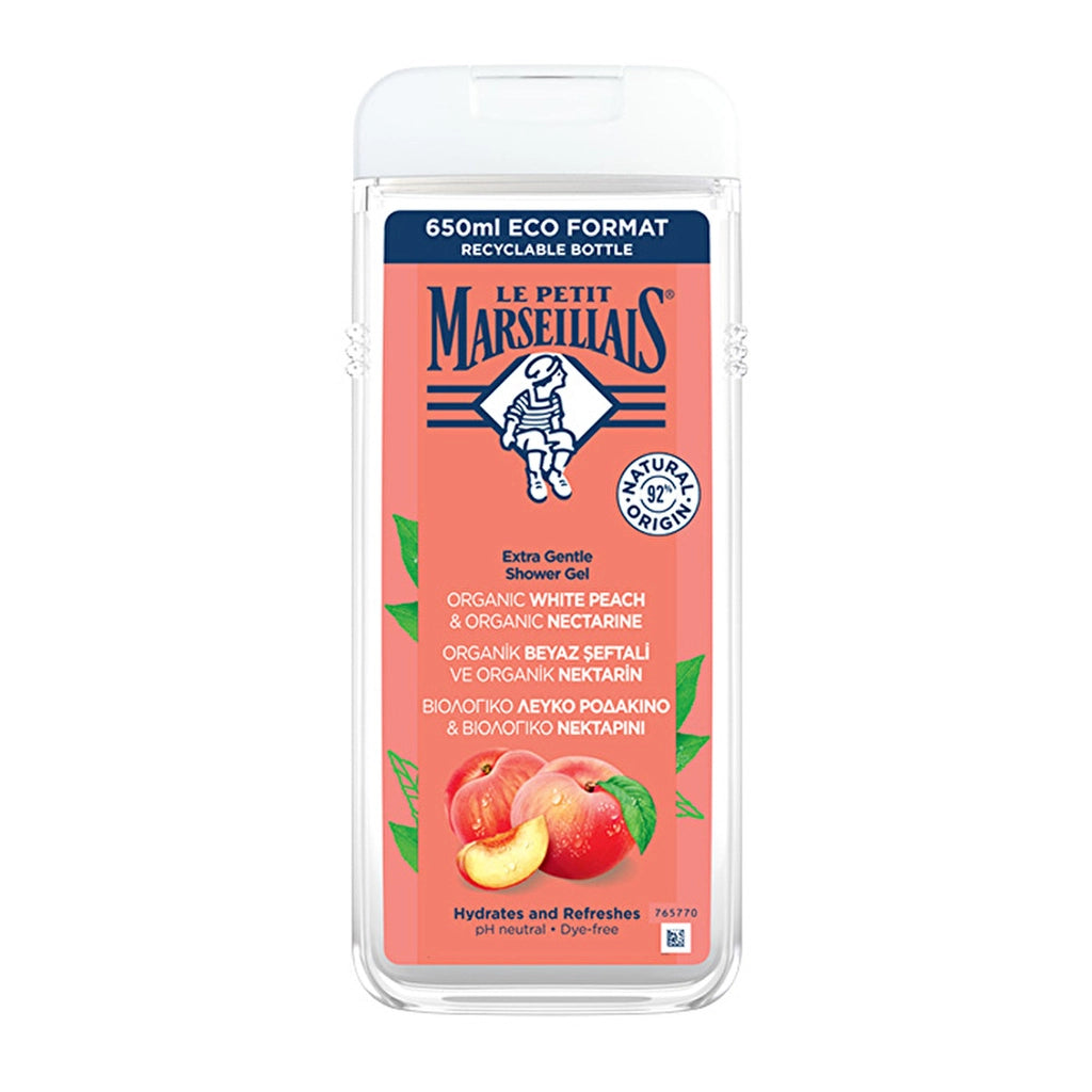Le Petit Marseillais White Peach &amp; Nectarine Shower Gel 650 ml