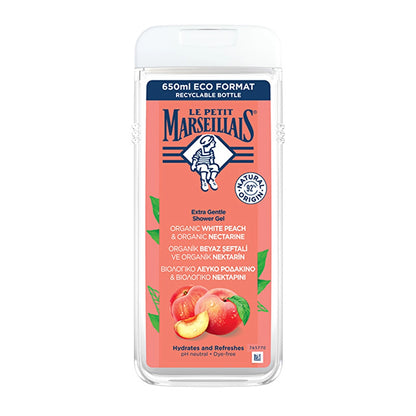 Le Petit Marseillais White Peach &amp; Nectarine Shower Gel 650 ml