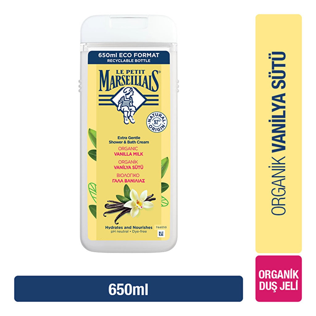 Le Petit Marseillais Shower Gel Vanilla Milk 650 ml