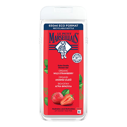 Le Petit Marseillais Shower Gel Mediterranean Strawberry 650 ml