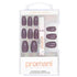 Promani Plum Fake Nails Kit 24 Pieces