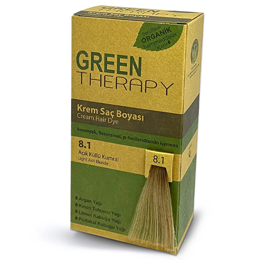 Green Therapy Cream Hair Dye 7.3 Caramel