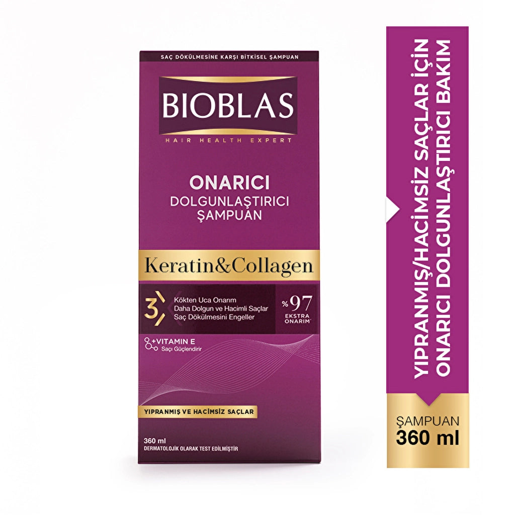 Bioblas Collagen + Keratin Shampoo 360 ml