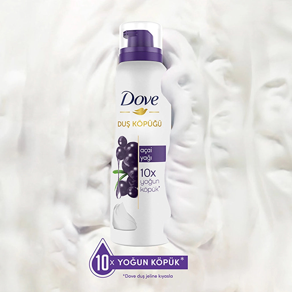 Dove Açai Oil Shower Foam 200 ml