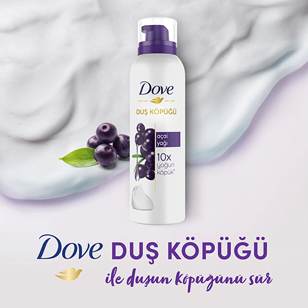 Dove Açai Oil Shower Foam 200 ml