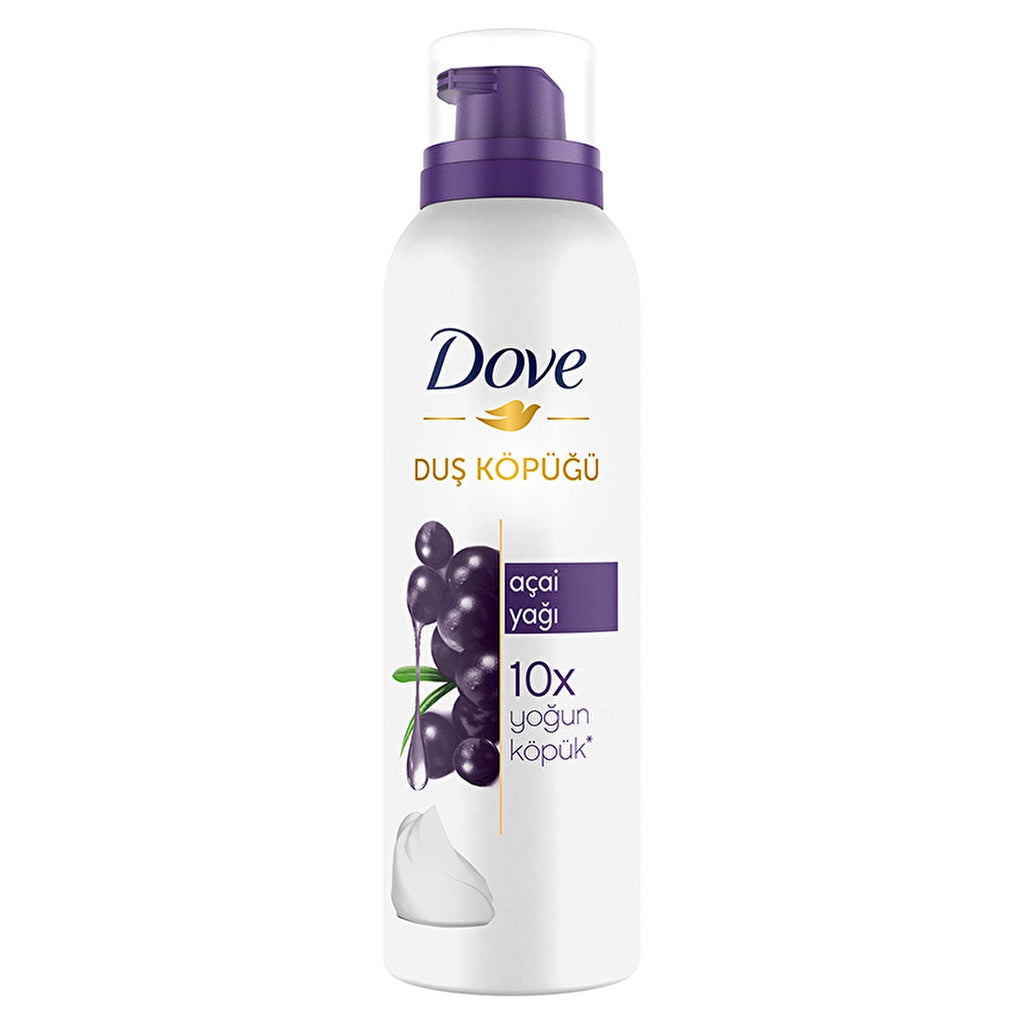 Dove Açai Oil Shower Foam 200 ml