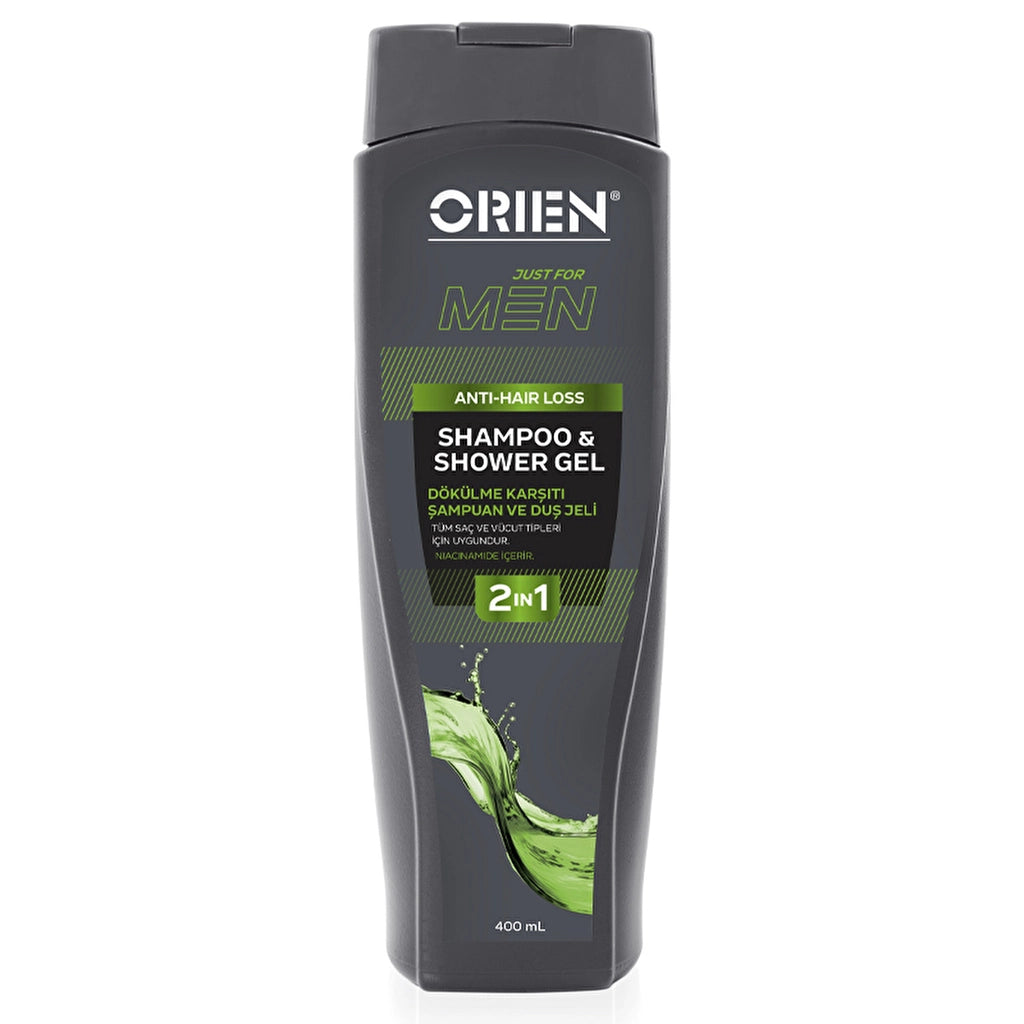 Orien Men 2 in 1 Anti-Hair Shampoo &amp; Shower Gel 400 ml