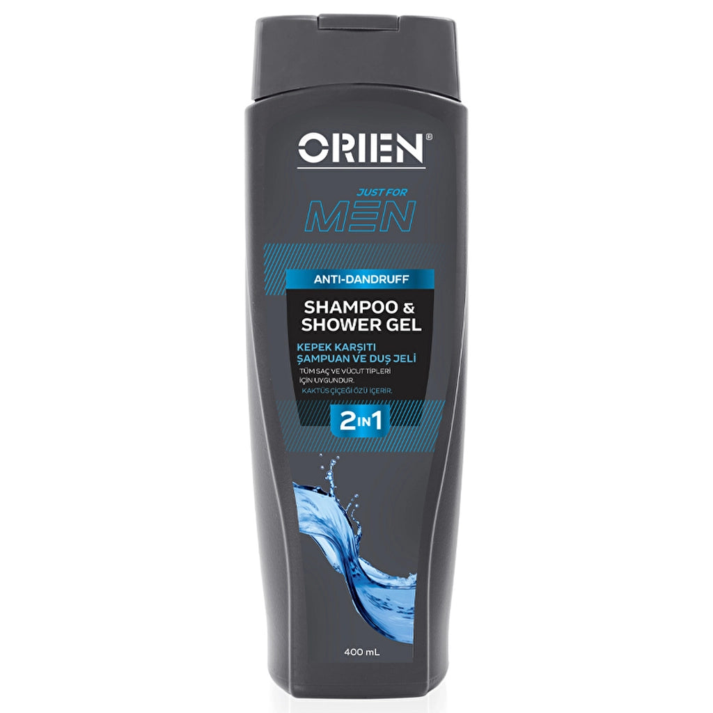 Orien Men 2 in 1 Anti-Hair Shampoo &amp; Shower Gel 400 ml