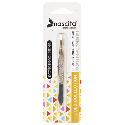 Nascita Side Mouth Tweezers Gold 59